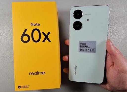 Realme выпускает доступный смартфон Realme Note 60x с Android 14
